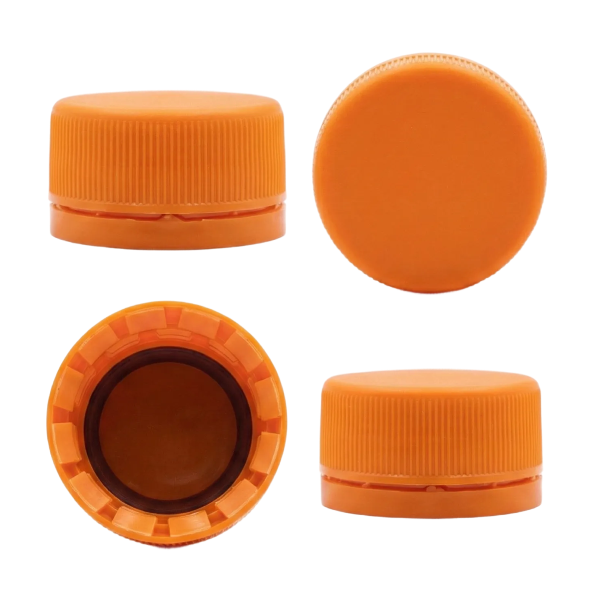 Tampa Plástica Baixa 28mm Com Vedante Diversas Cores