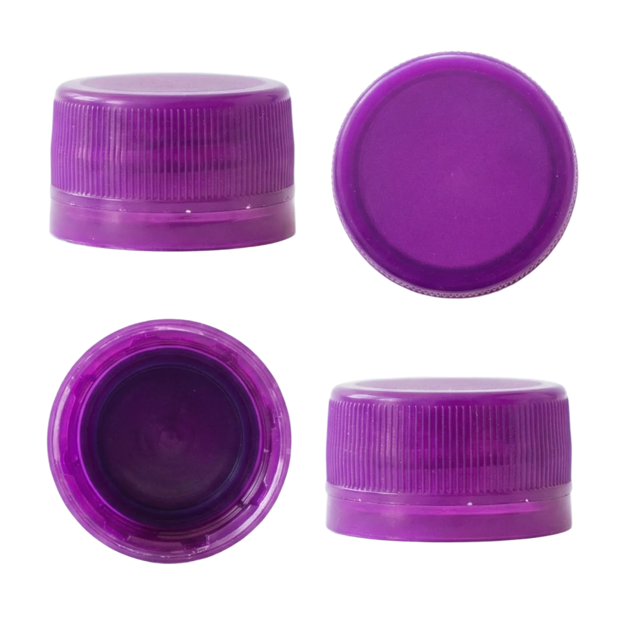 Tampa Plástica Baixa 28mm Com Vedante Diversas Cores