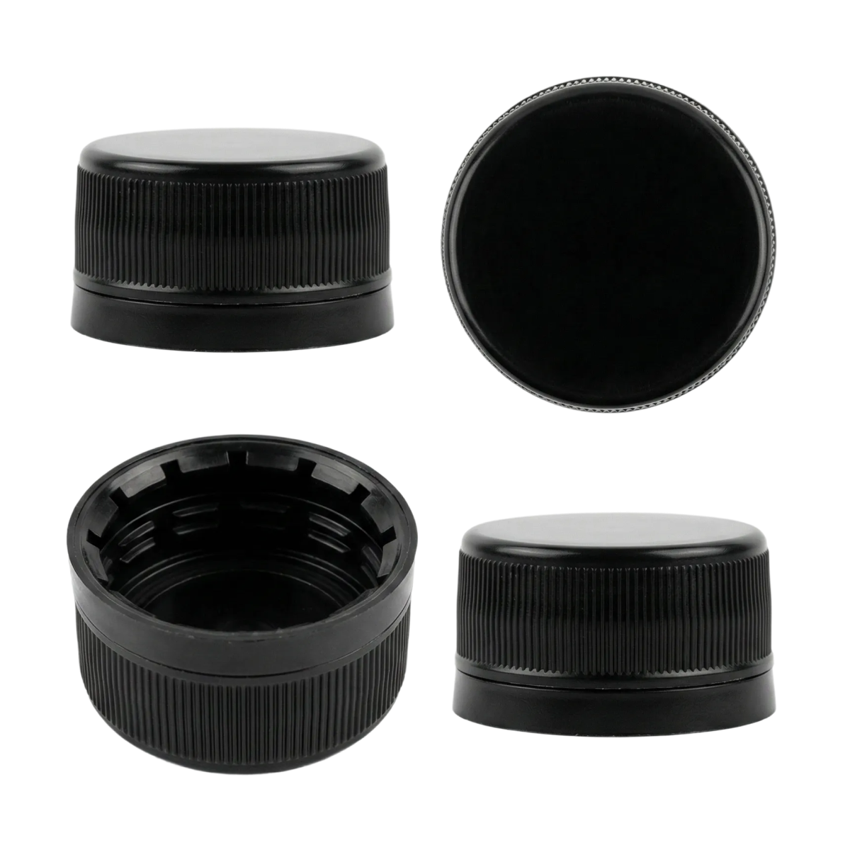 Tampa Plástica Baixa 28mm Com Vedante Diversas Cores