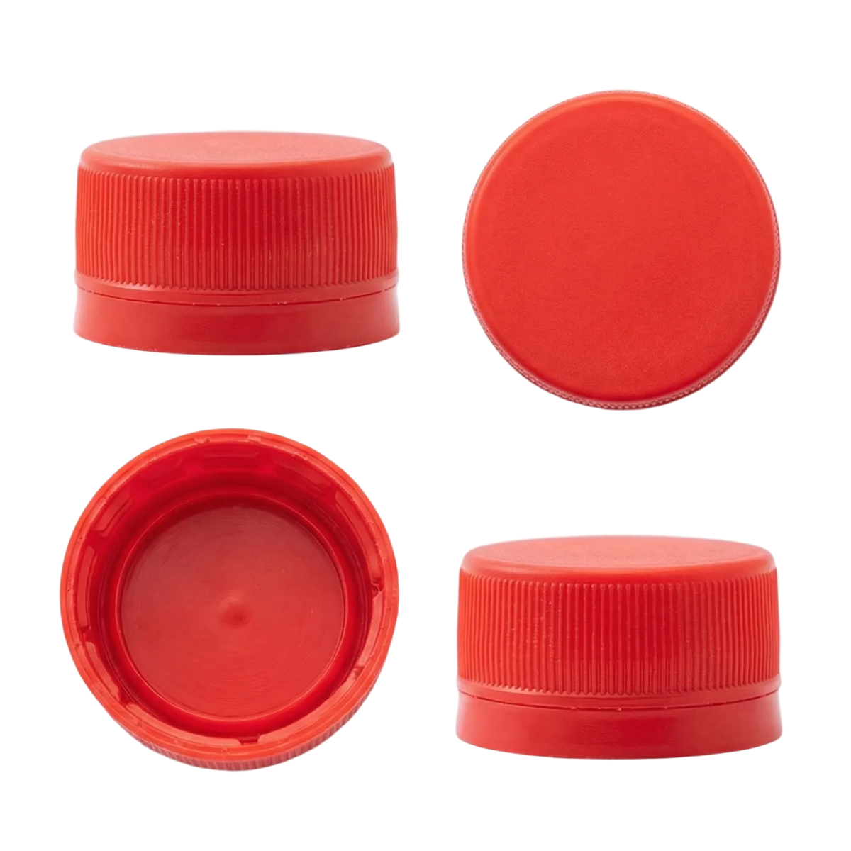 Tampa Plástica Baixa 28mm Com Vedante Diversas Cores